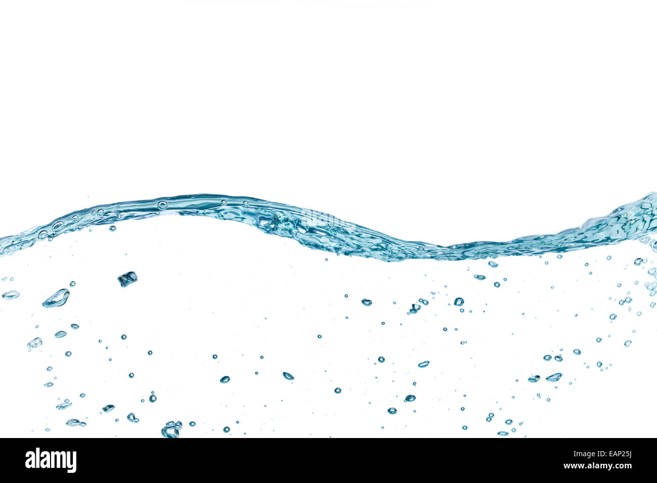 Water waves isolated on white background Stock Photo - Alamy