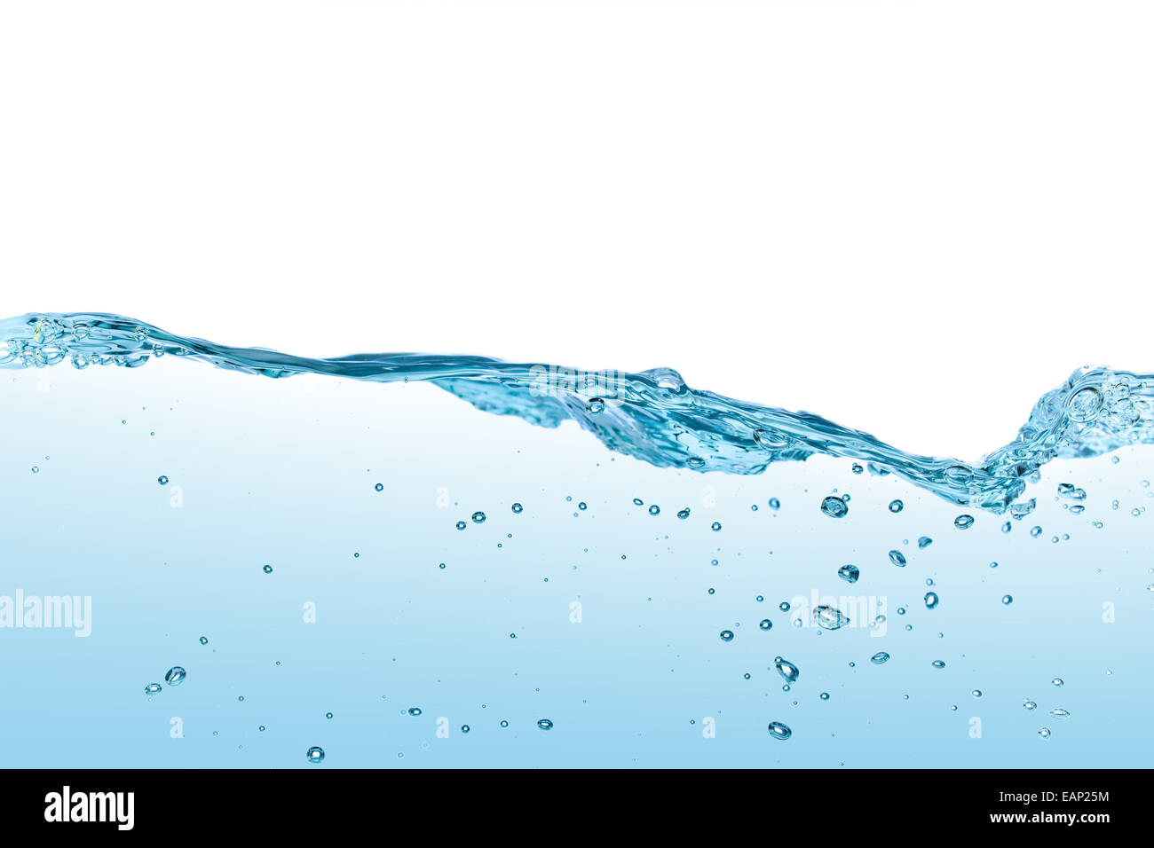 Water waves isolated on white background Stock Photo - Alamy