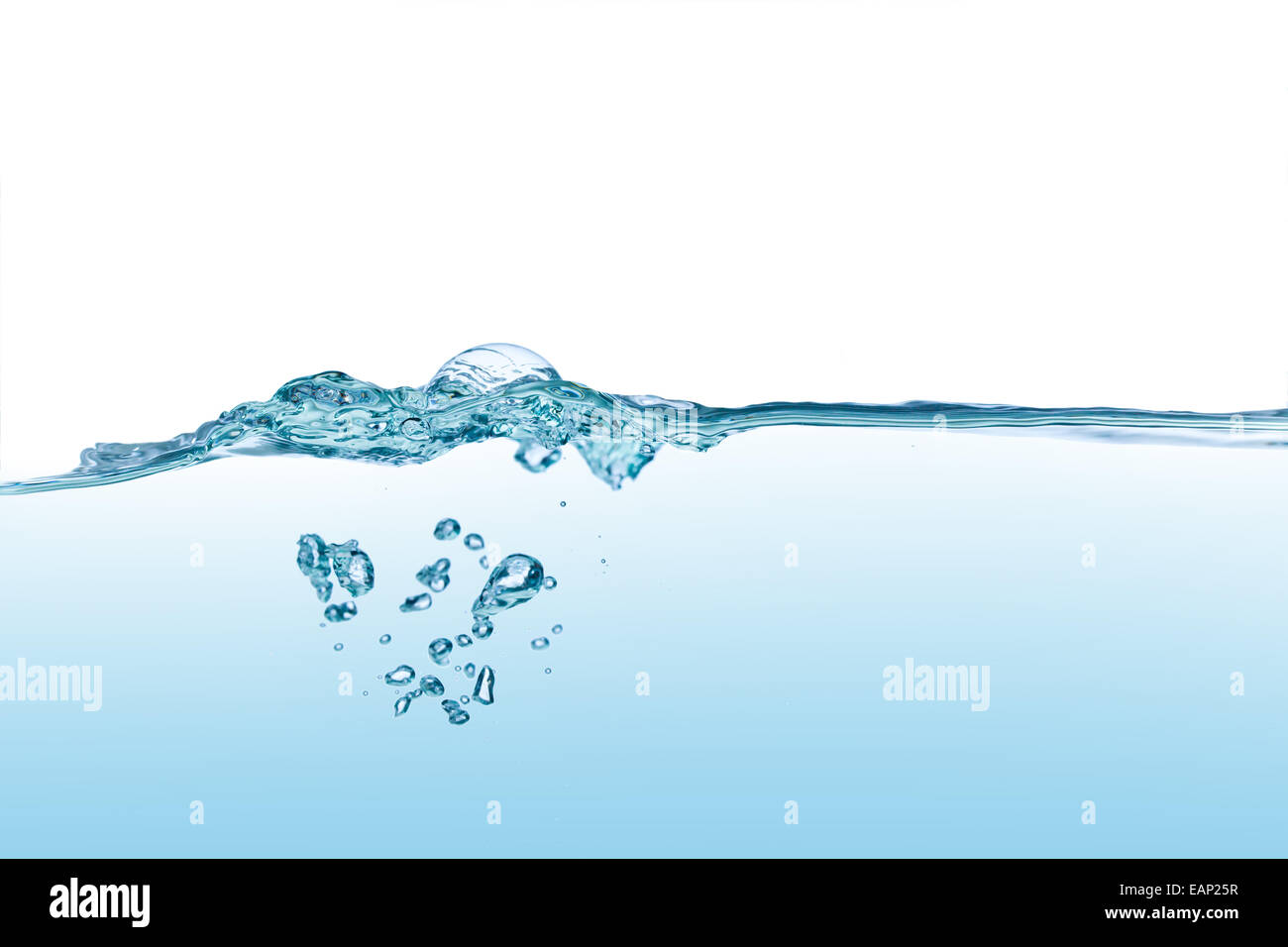 Water waves isolated on white background Stock Photo - Alamy