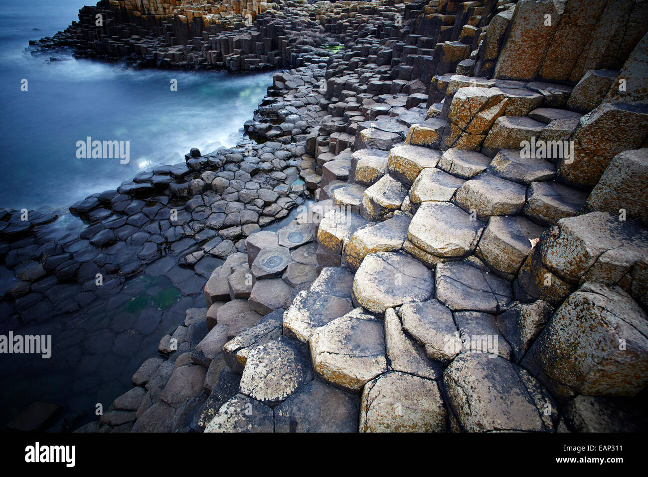 Giant's Causeway Northern Ireland Stock Photo