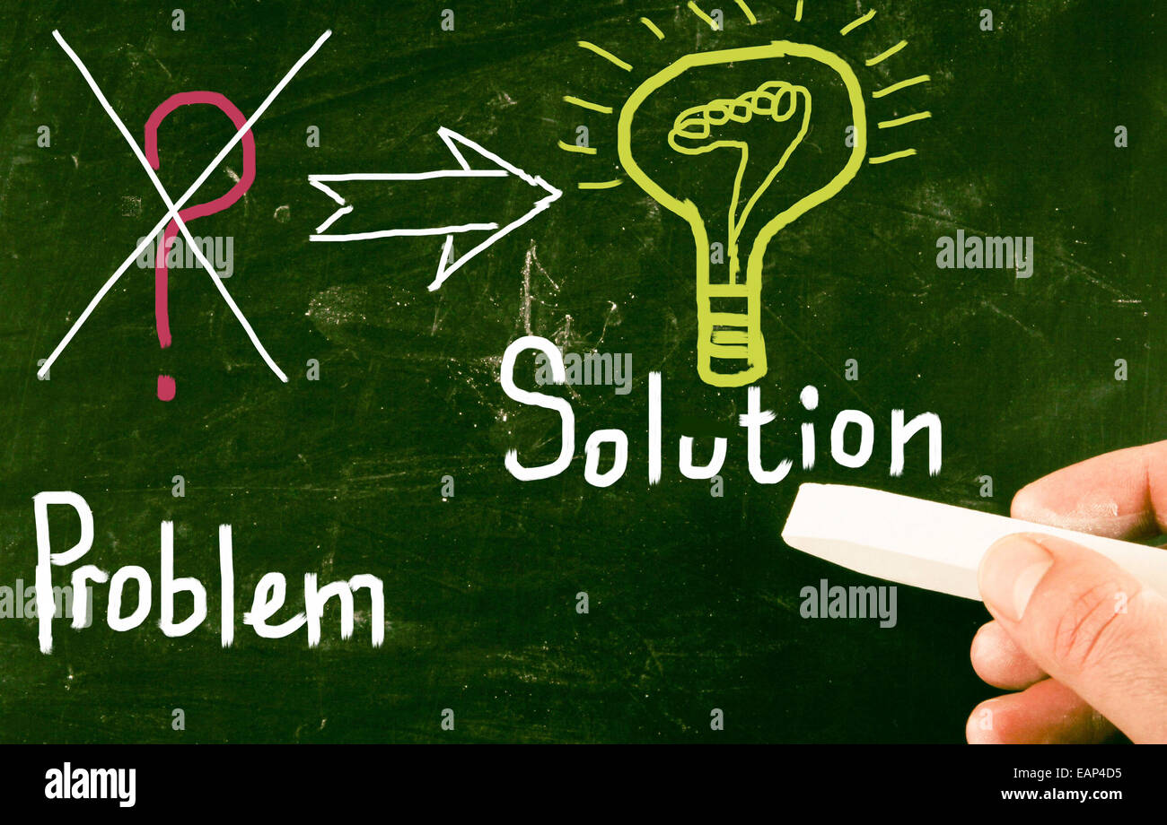 solution concept Stock Photo