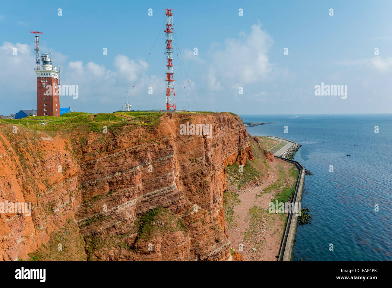 Towers on Helgoland Stock Photo