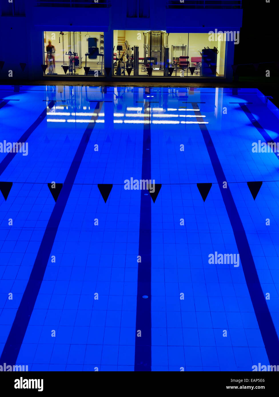 Gym and Swimming Pool Stock Photo Alamy