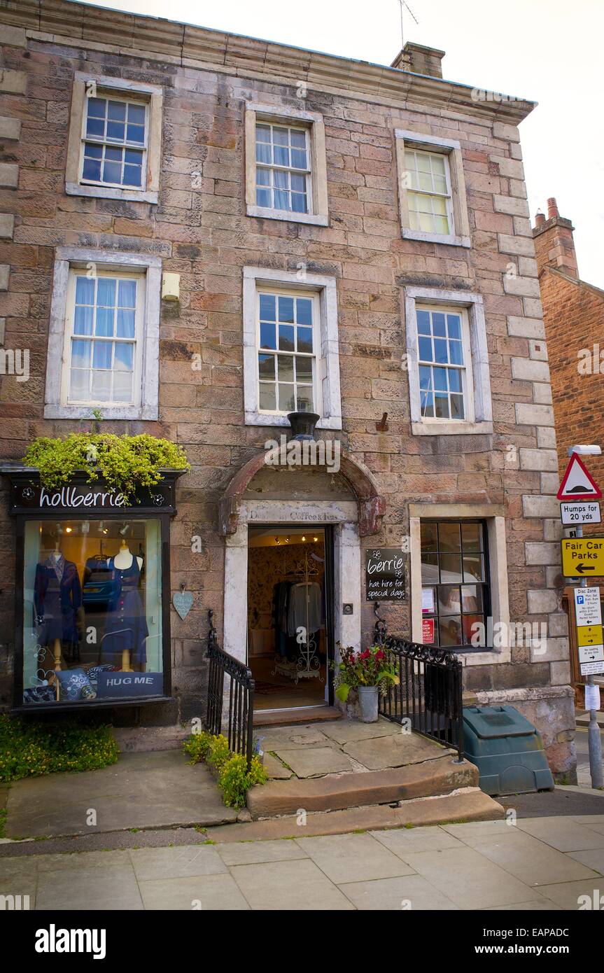 Old shop in market town of Appleby-in-Westmorland, Cumbria, England, United Kingdom. Stock Photo