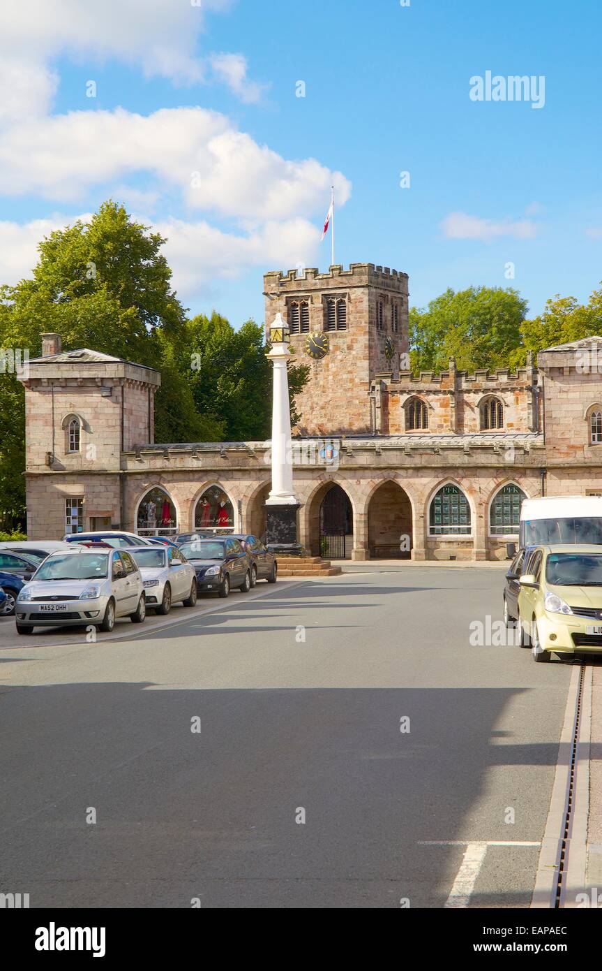 The High Cross Boroughgate. Appleby-in-Westmorland, Cumbria, England, United Kingdom. Stock Photo