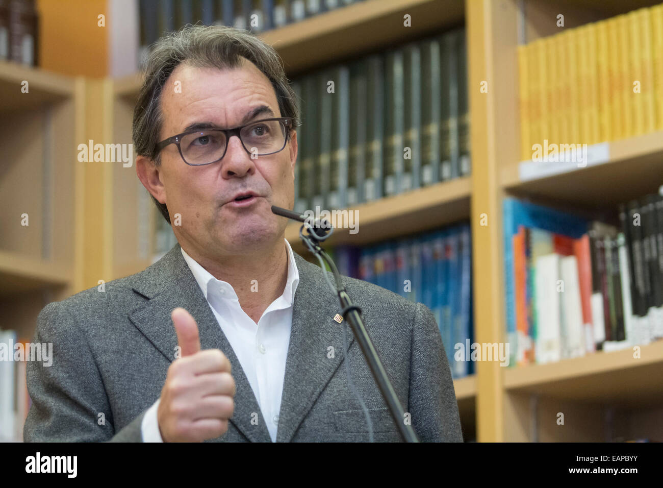 Artur Mas, Catalan President Stock Photo