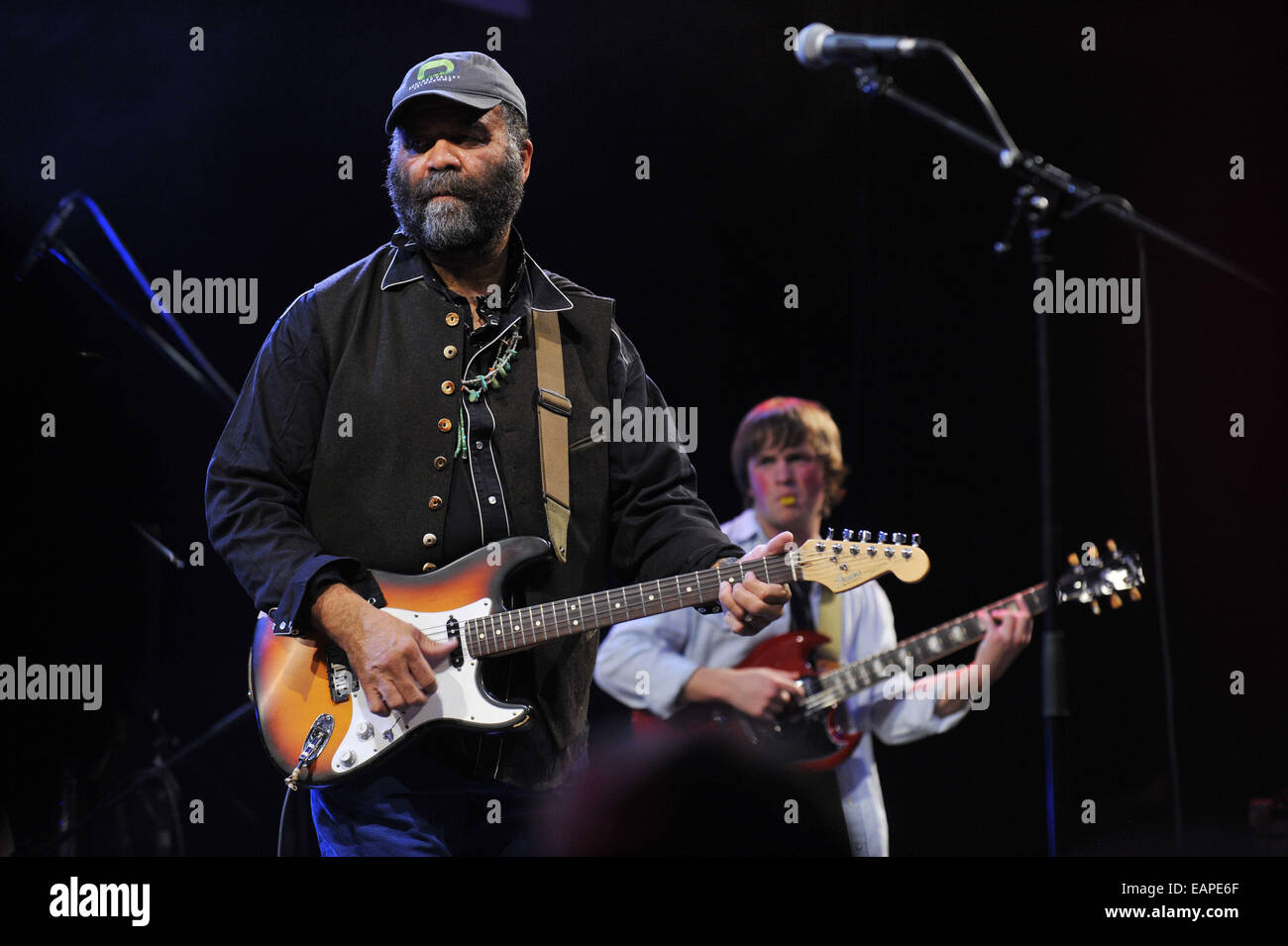 Otis Taylor of U.S. Otis Taylor Band performs within the Blues Alive