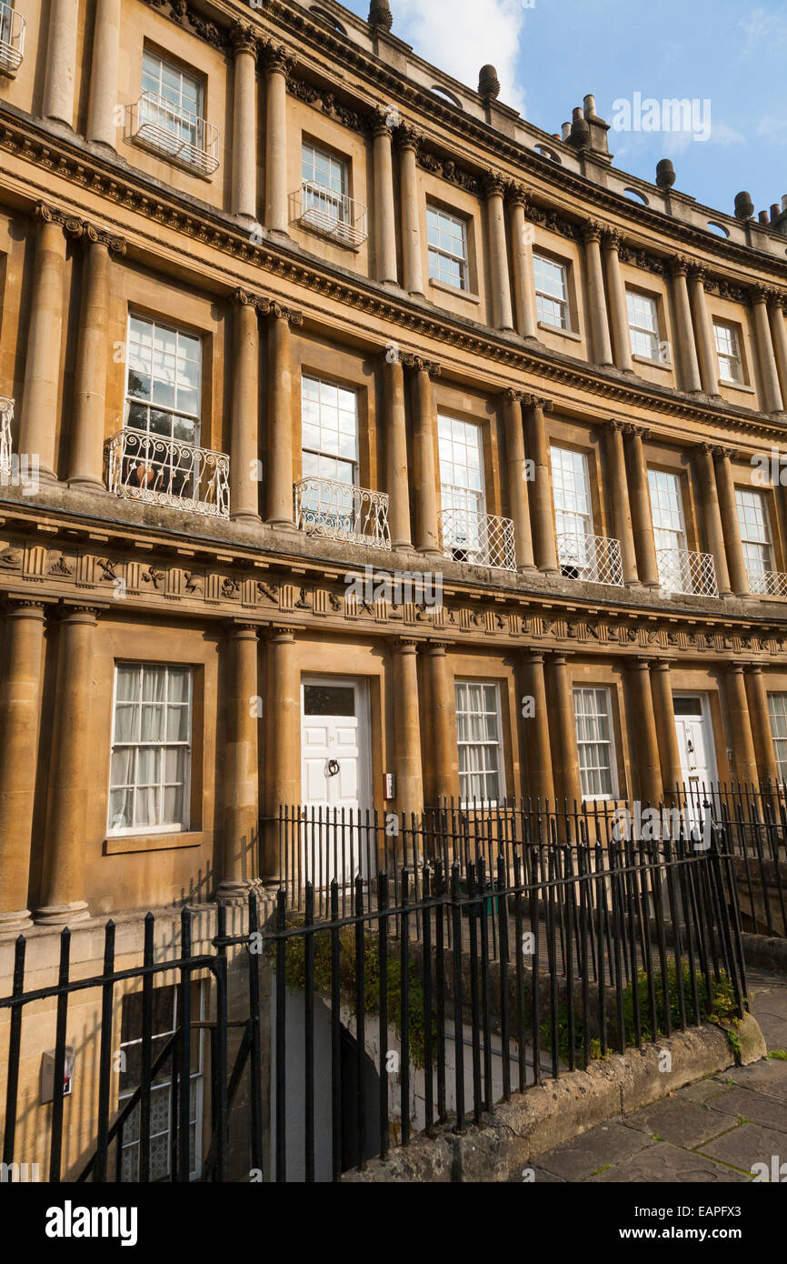 Crescent / terrace of large town houses / townhouses in The Circus