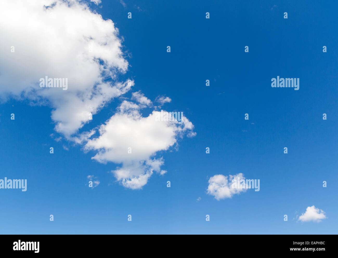 White clouds on blue sky , Finland Stock Photo - Alamy