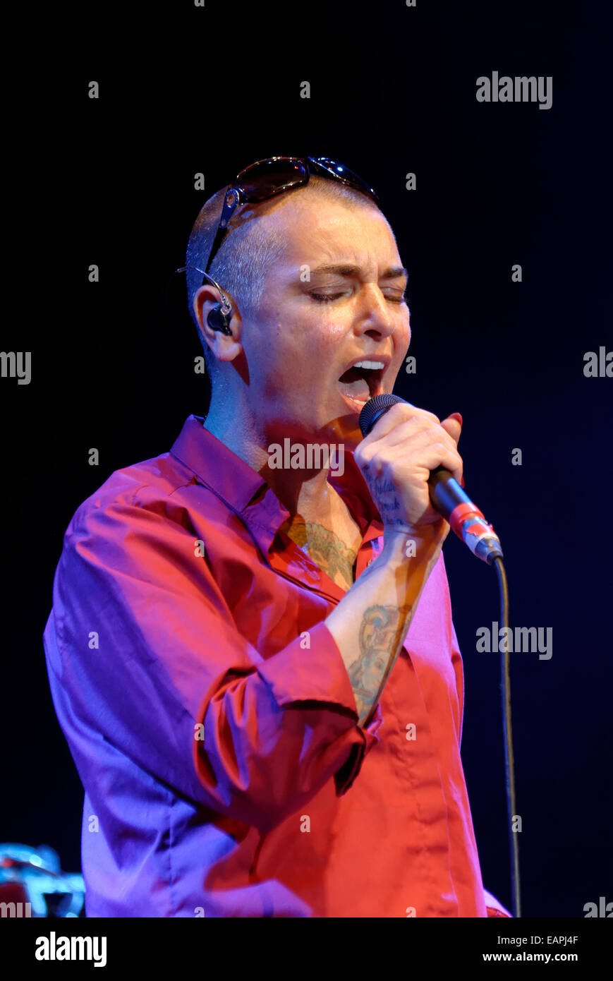 Sinead O Connor, Open Air Stage, WOMAD 2014, UK, GB. Stock Photo