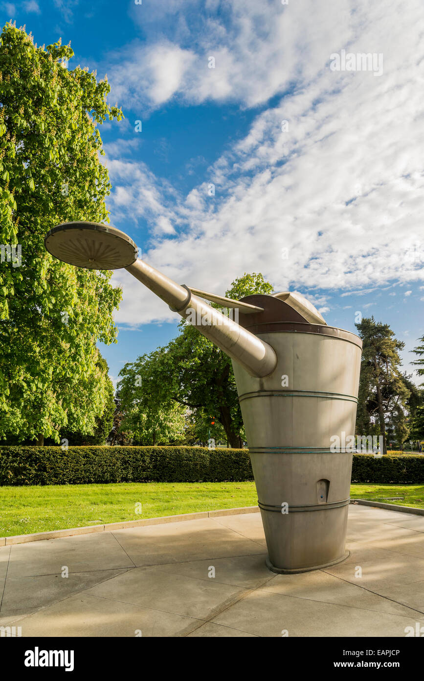 Watering can spray playground fixture, Beacon Hill Park, Victoria