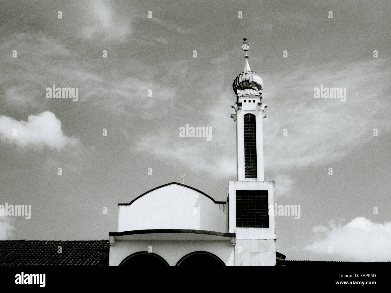 Islamic mosque in Yogyakarta in Java in Indonesia in Southeast Asia Far ...