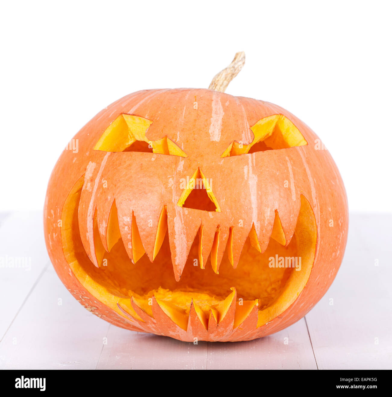 Pumpkin isolated on white background Stock Photo - Alamy