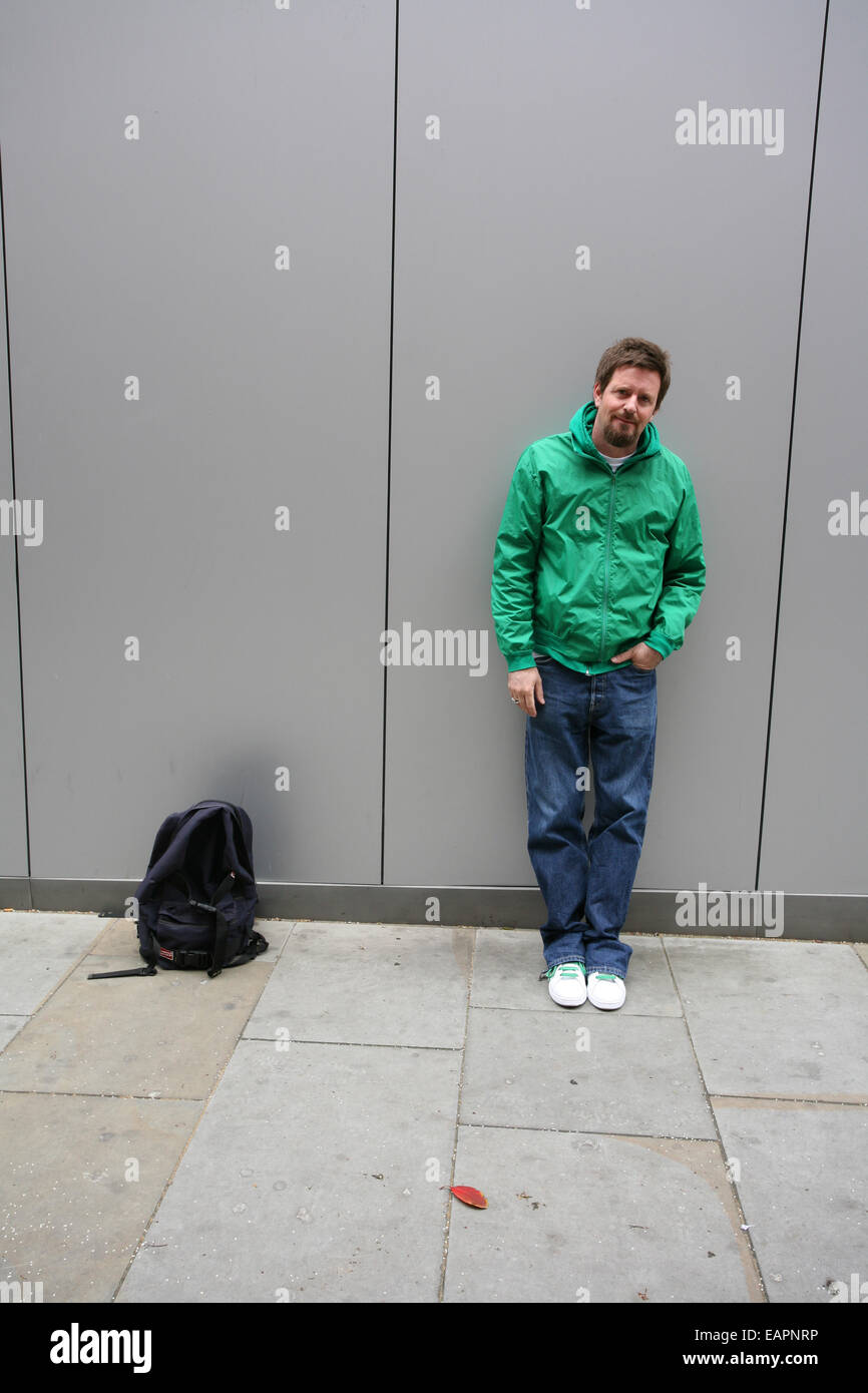 Green Gartside is a Welsh musician, and the singer of the band Scritti Politti Stock Photo
