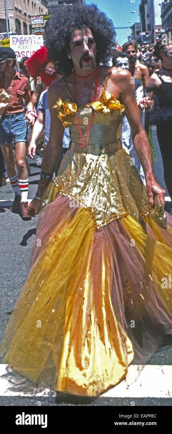 Gay Freedom Day Parade , San Francisco,  June 27, 1976 Stock Photo