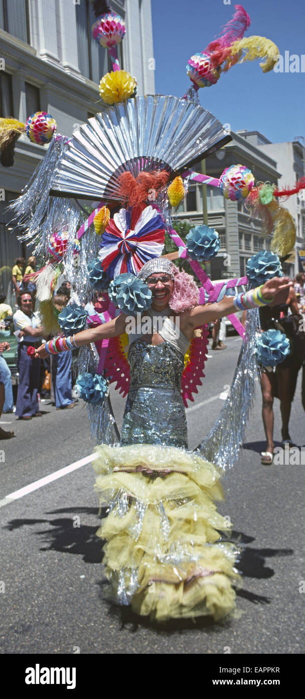 Gay Freedom Day Parade , San Francisco, 1976 Stock Photo
