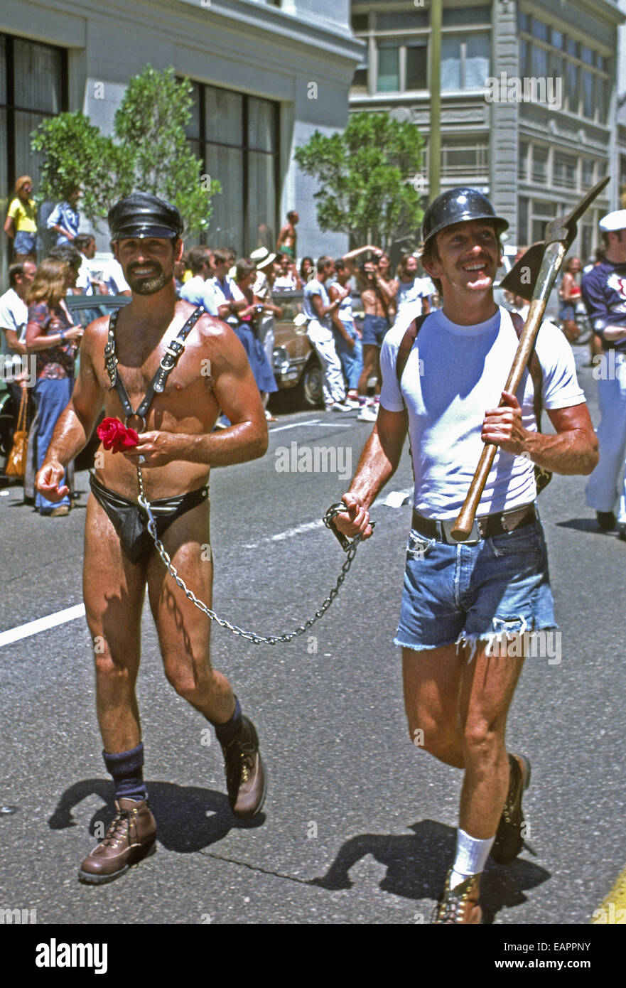 Gay Freedom Day Parade , San Francisco, 1976 Stock Photo