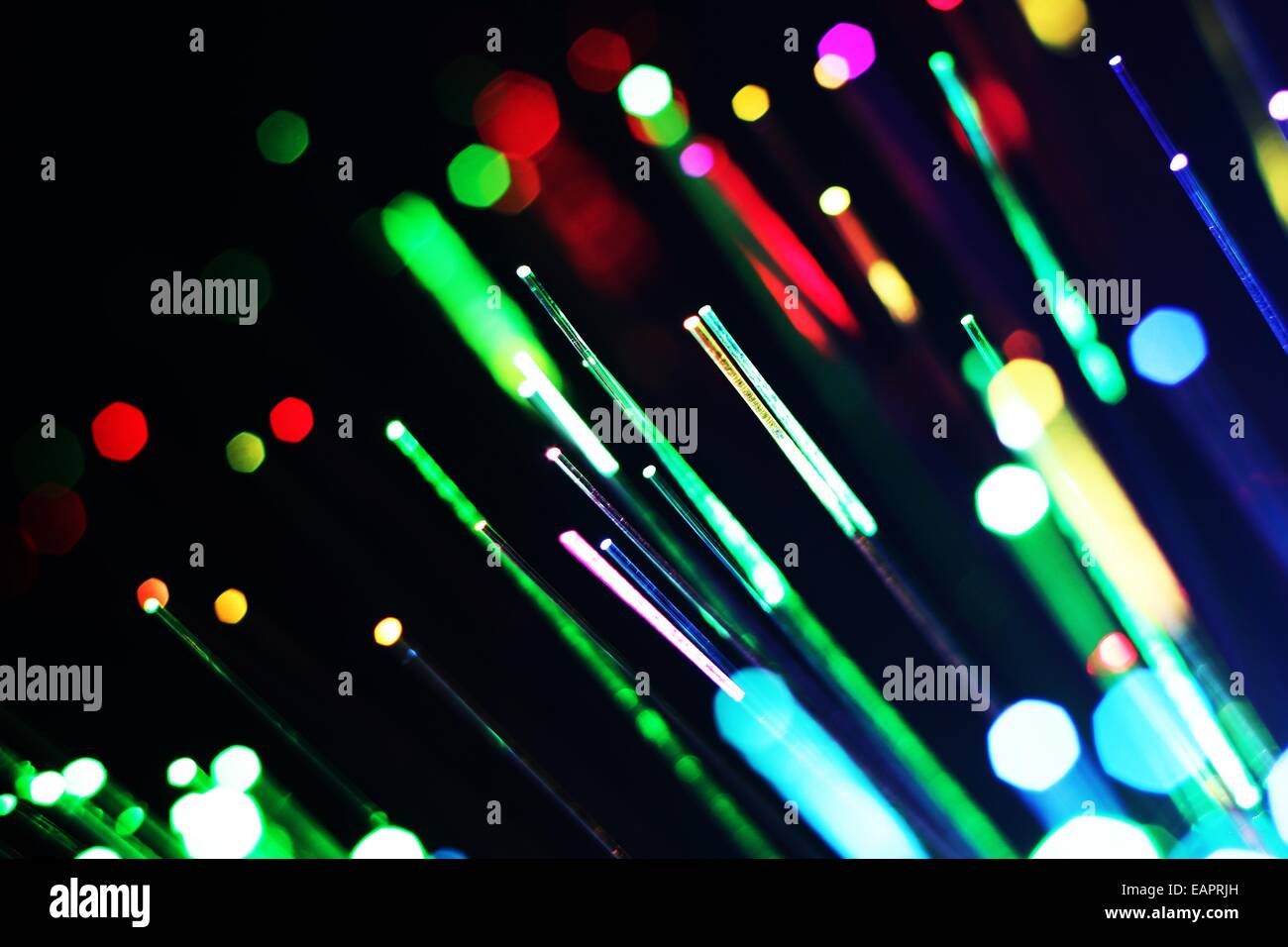 Blue high tech fiber hi-res stock photography and images - Alamy