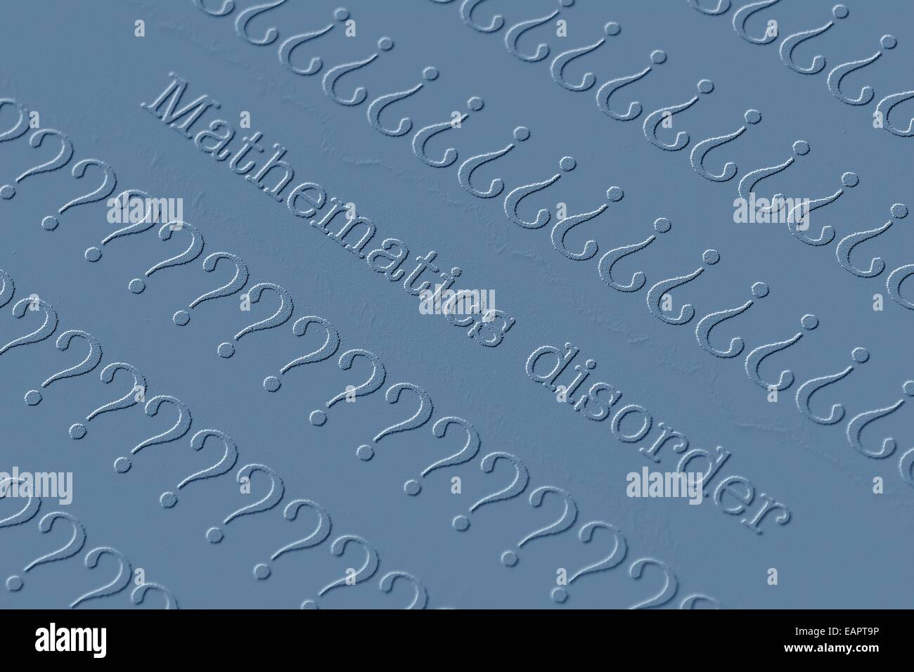 Mathatic Mathematic disorder hi-res stock photography and images - Alamy