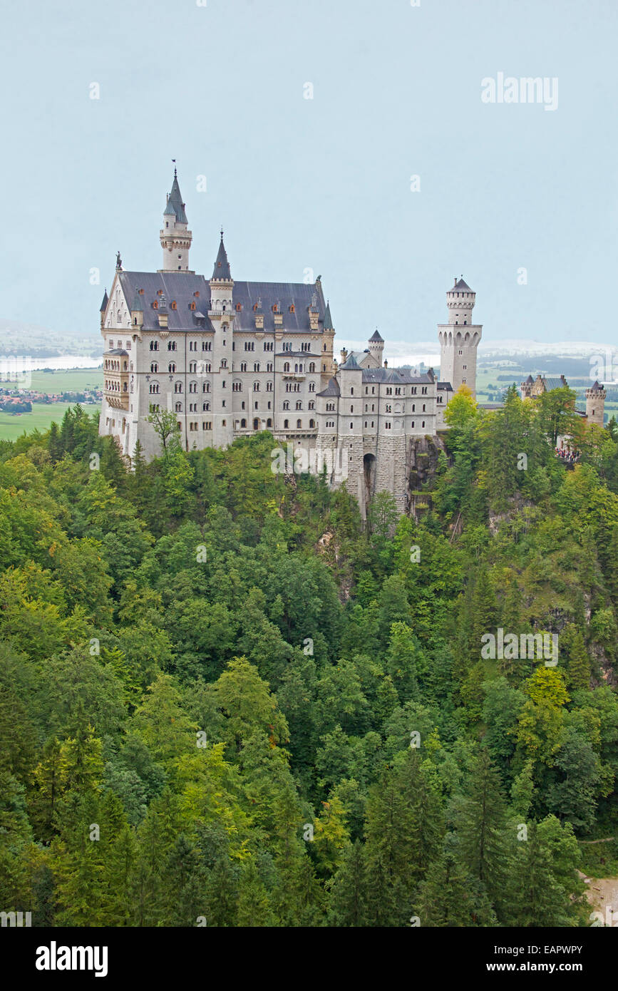 Schloss Neuschwanstein Fussen Bavaria Germany Stock Photo