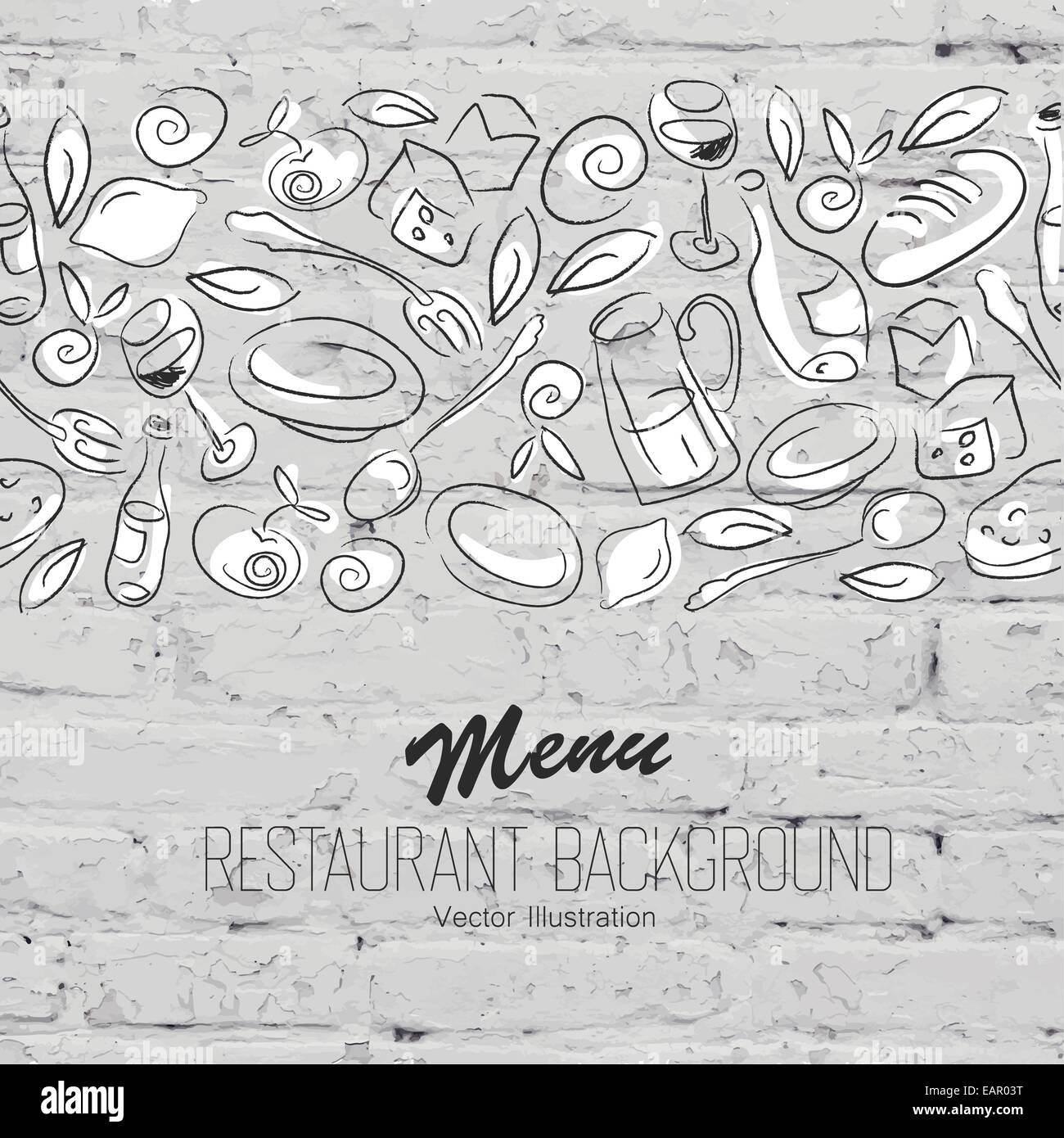 Restaurant Menu Template Stock Photo - Alamy