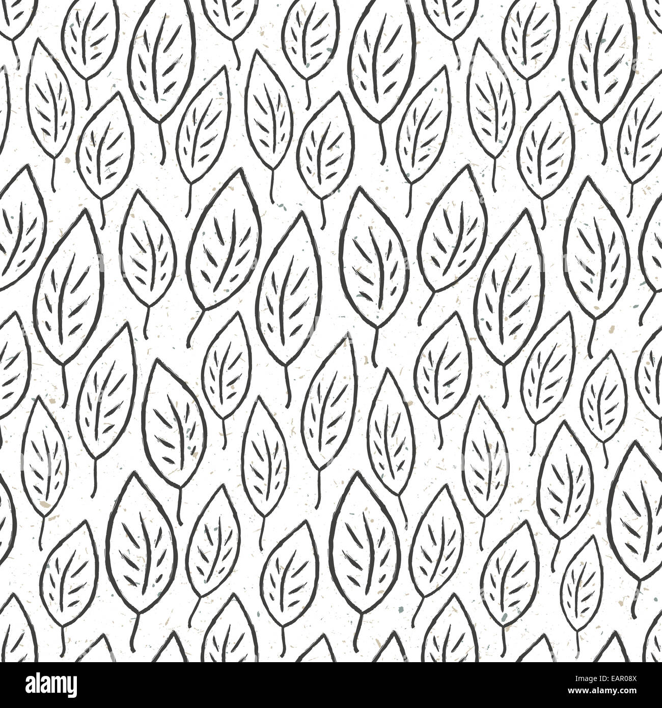 Seamless leaves pattern. Vector Stock Photo Alamy