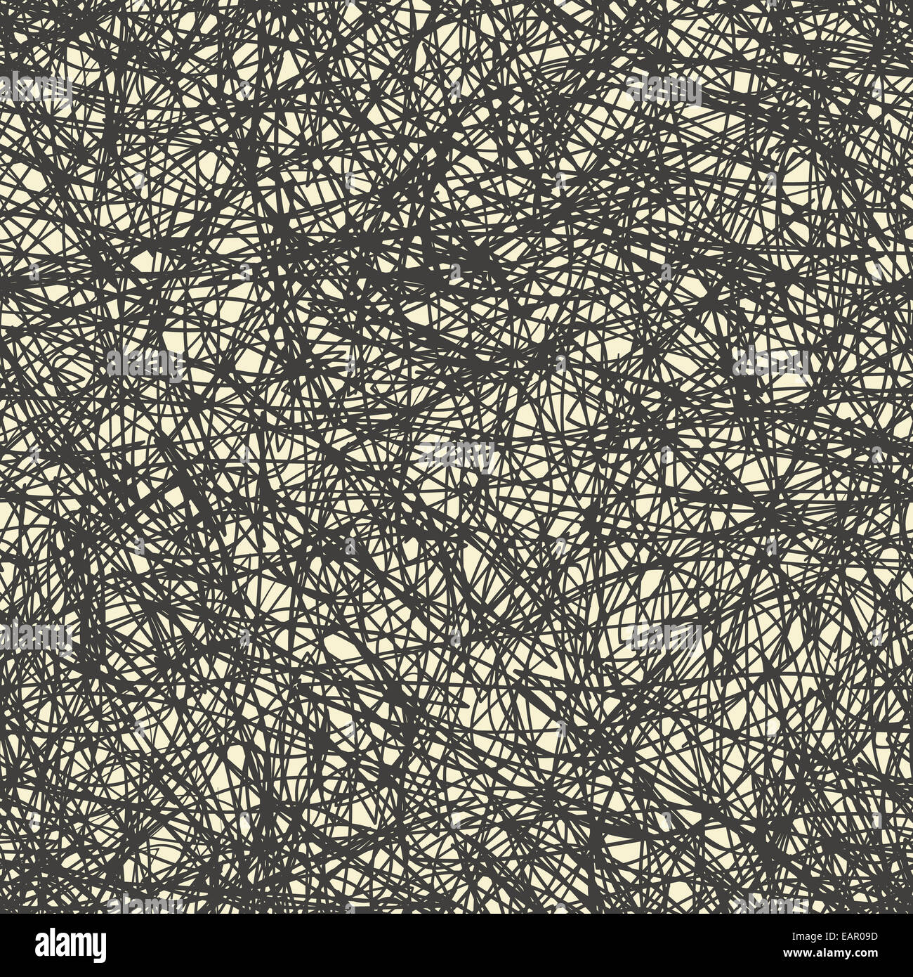 Hand-drawn abstract scribble seamless pattern. Vector Stock Photo