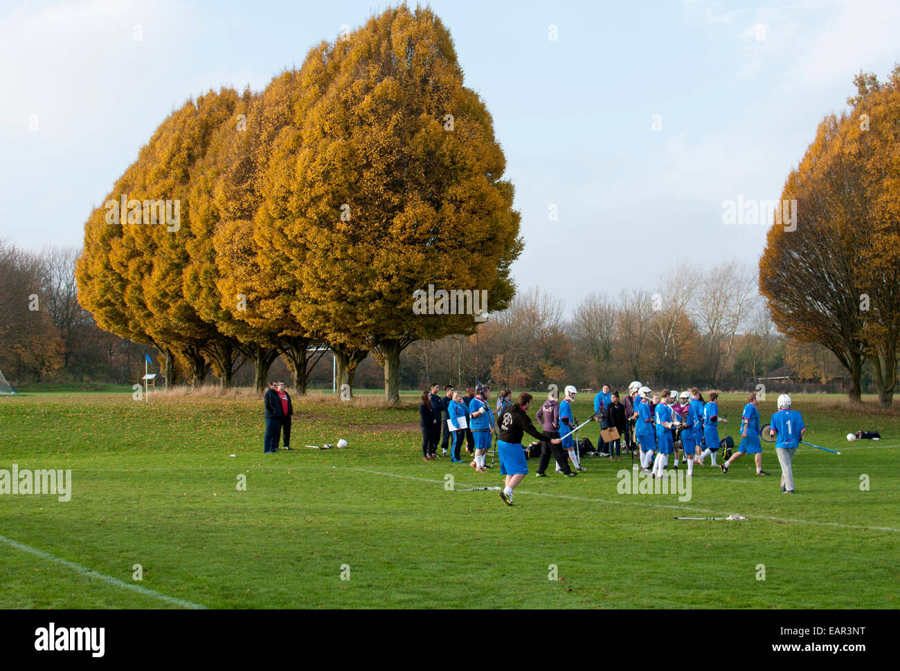 Coventry University sports pitches, Westwood Heath, Coventry, UK Stock