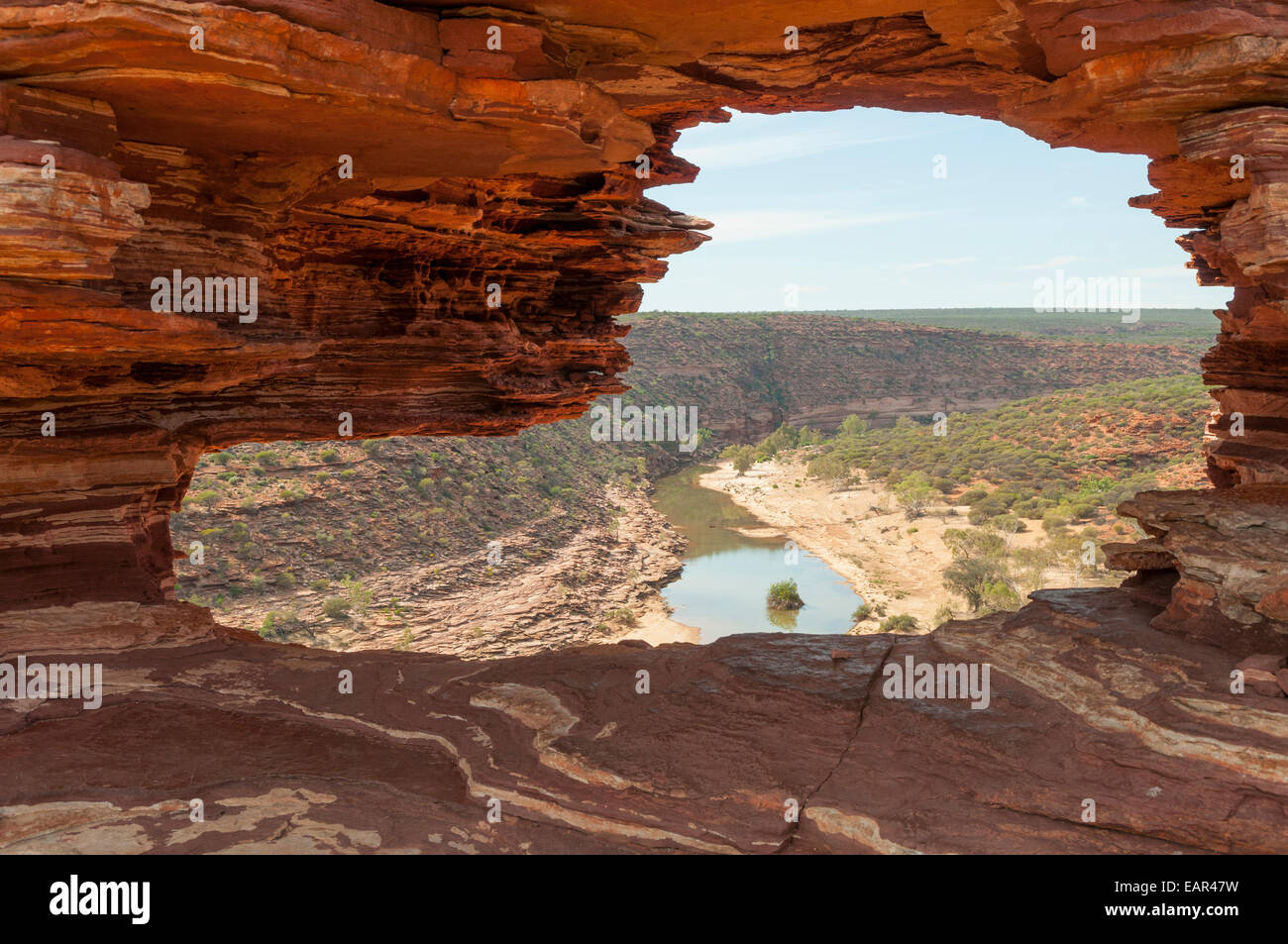 Nature's Window, Kalbarri NP, WA, Australia Stock Photo