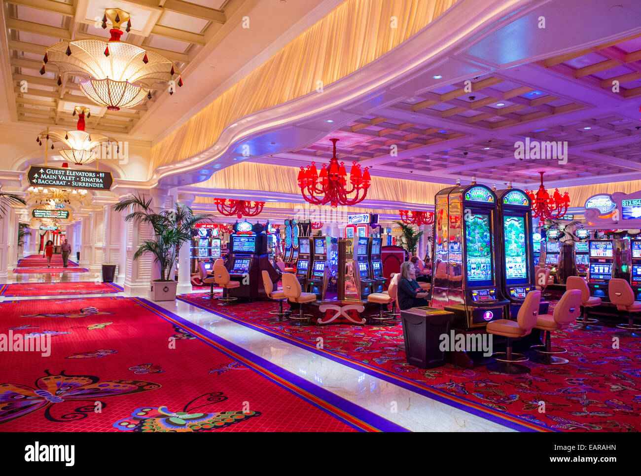 The interior of Encore Hotel and casino in Las Vegas Stock Photo - Alamy