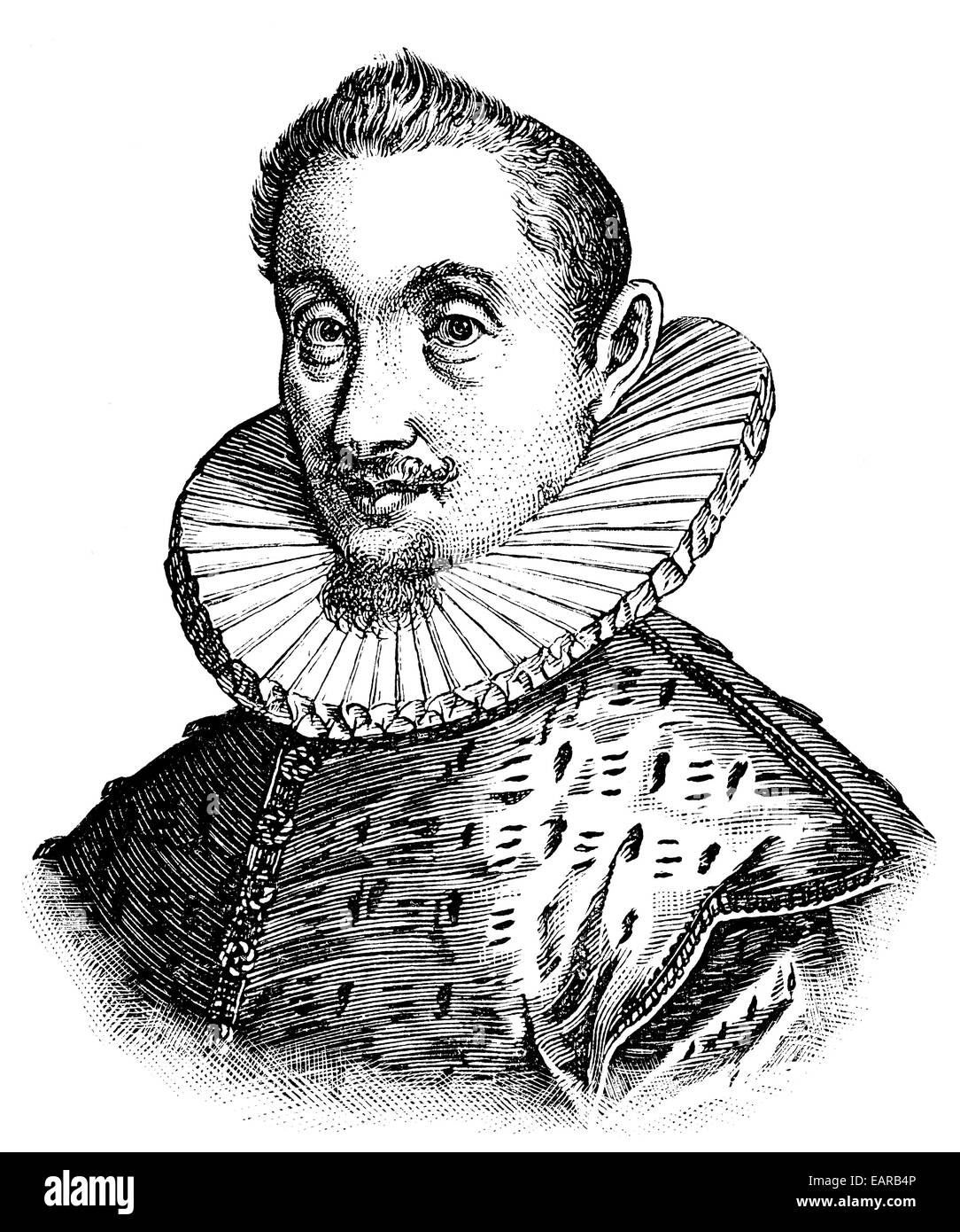 Hans Leo Hassler von Roseneck or Hasler, 1564-1612, German composer ...