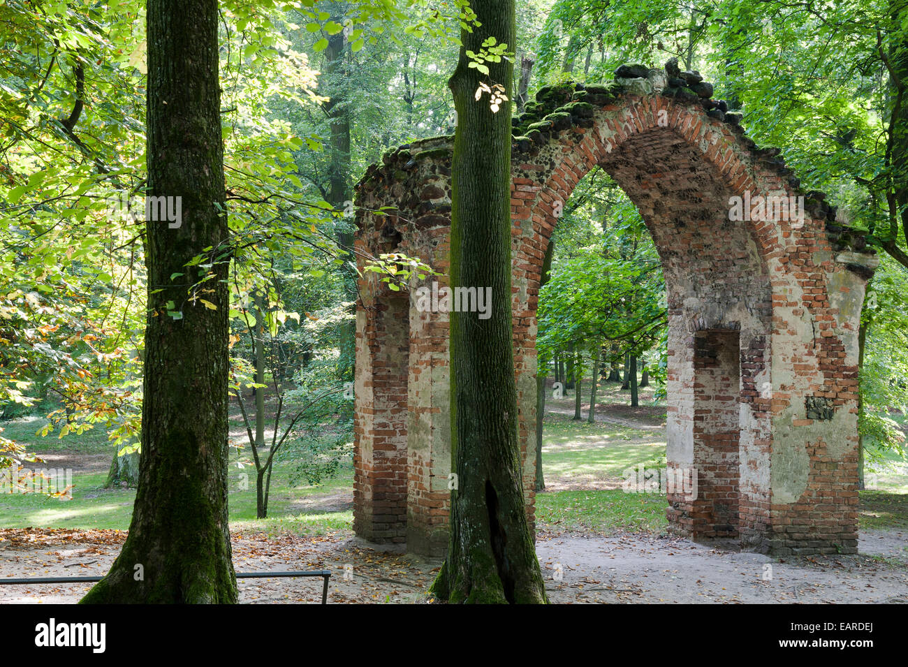 Arkadia Park, Gmina Nieborow, Lowicz County, Lodz Voivodeship, Poland Stock Photo