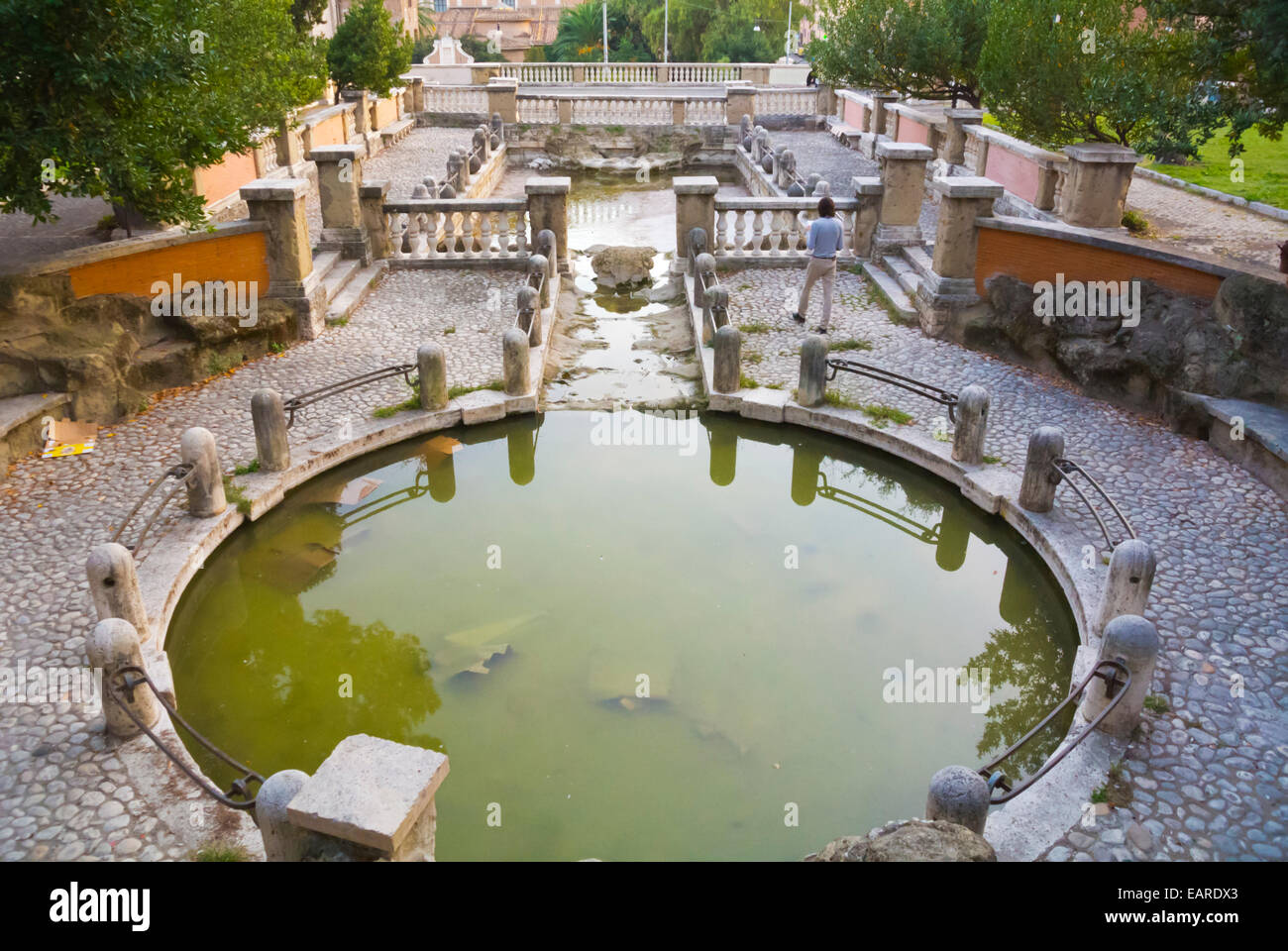 Terme di Traiano, Trajan's baths, Parco delle Colle Oppio, Monti district,  Rome, Italy Stock Photo - Alamy