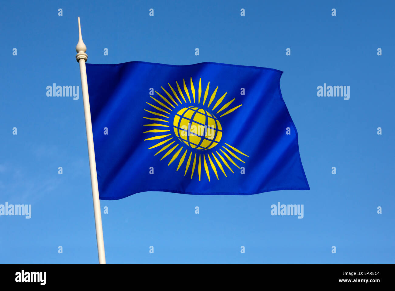 Flag of the Commonwealth of Nations Stock Photo