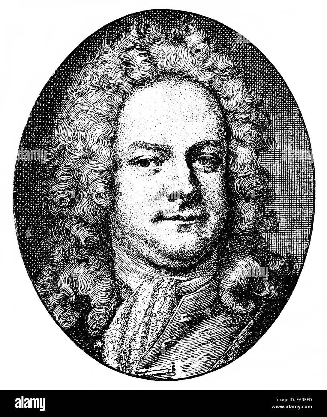Mattheson 1681 1764 german composer music hires stock photography and