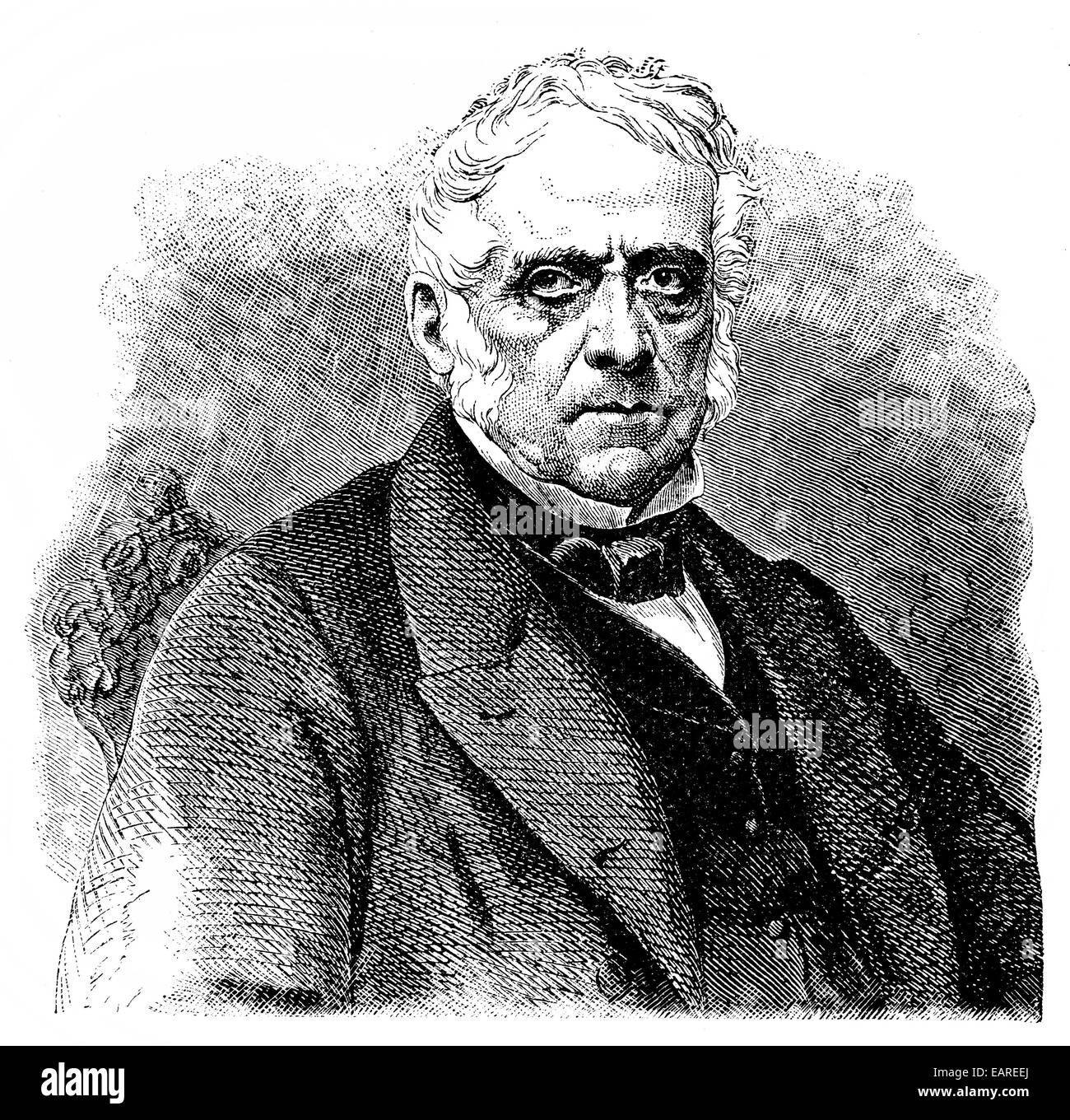 portrait of DanielFrançoisEsprit Auber, 17821871, French composer, Portrait von Daniel