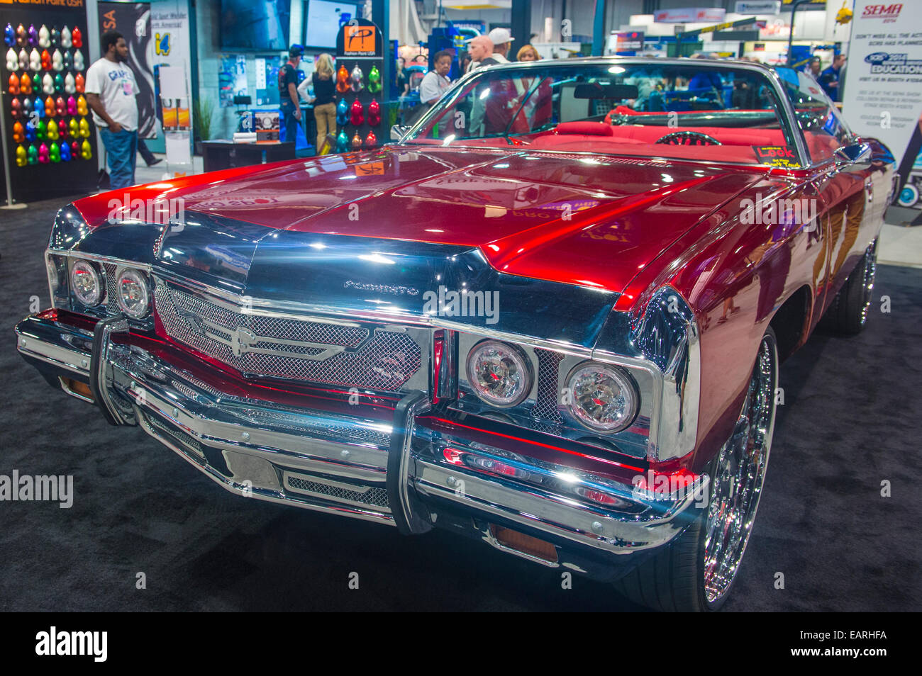 Old classic car at the SEMA Show in Las Vegas Stock Photo - Alamy