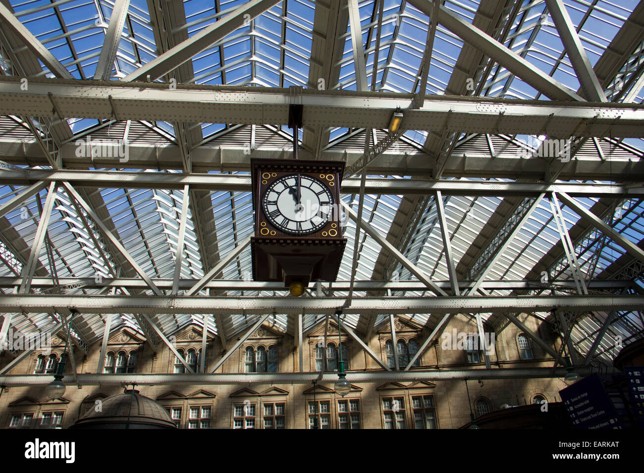 Glasgow Central Station Clock High Resolution Stock Photography and