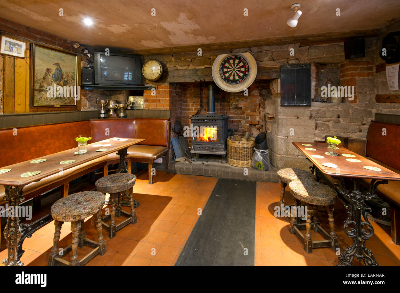 The Cross Keys public house at Withington, Herefordshire,UK Stock Photo