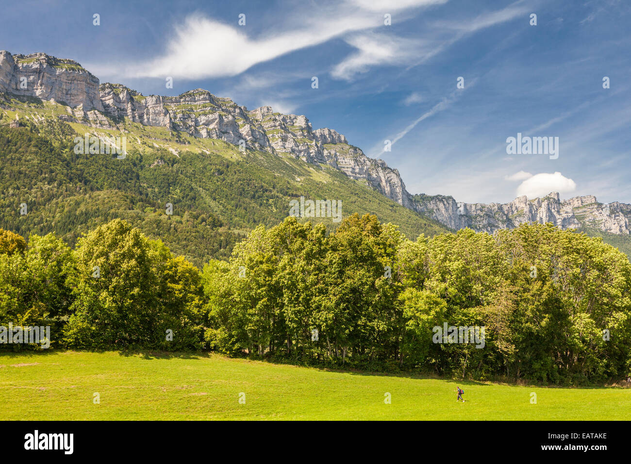 Saint Hilaire du Touvet, Natural park of Le Chartreuse, Isère, Rhône-Alpes, France Stock Photo