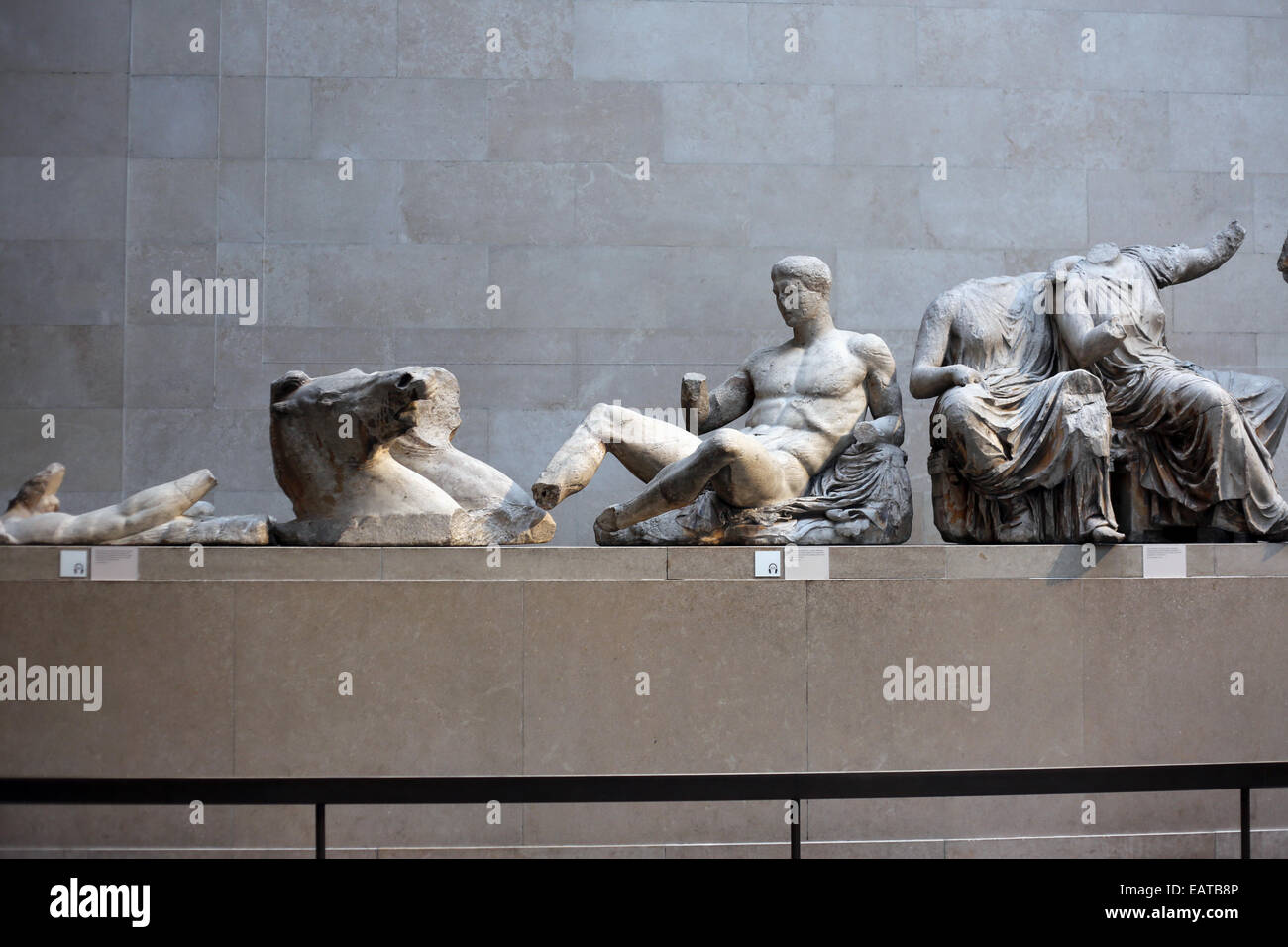 Statues from the Parthenon marbles Stock Photo Alamy