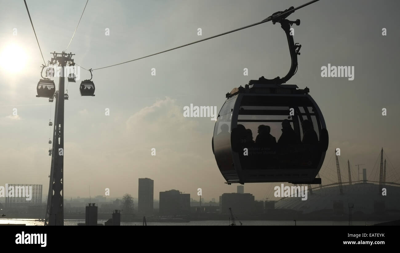 London Cable Car Stock Photo Alamy
