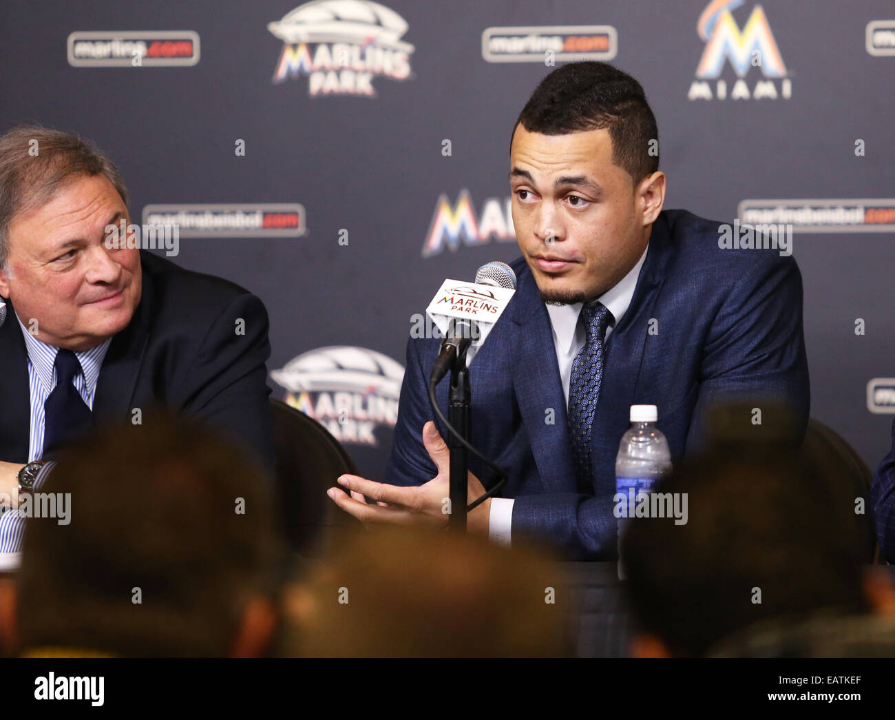 Giancarlo stanton miami marlins hi-res stock photography and images - Alamy