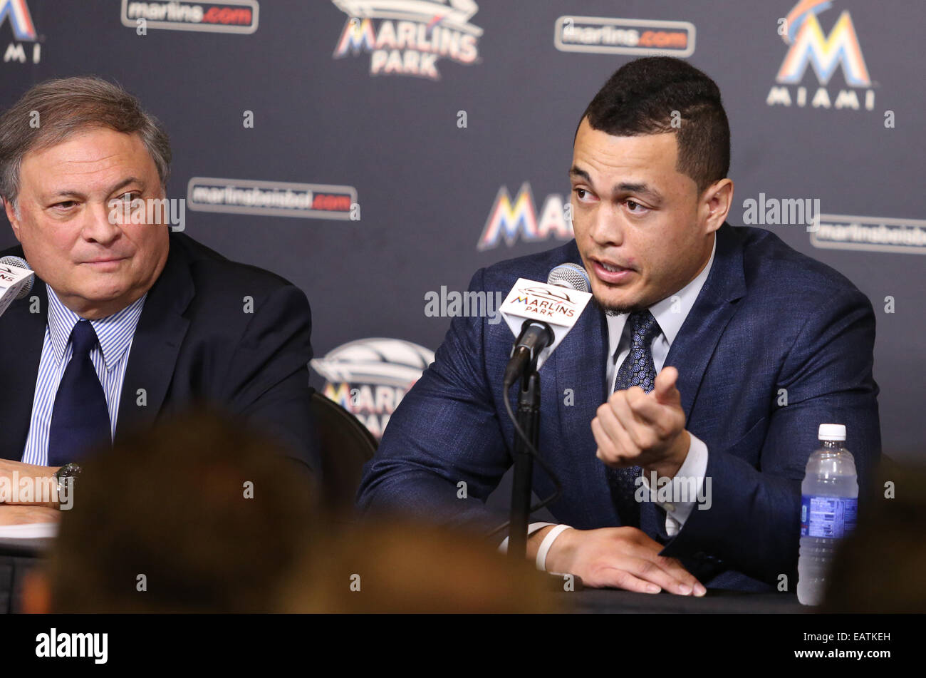 Giancarlo stanton miami marlins hi-res stock photography and images - Alamy