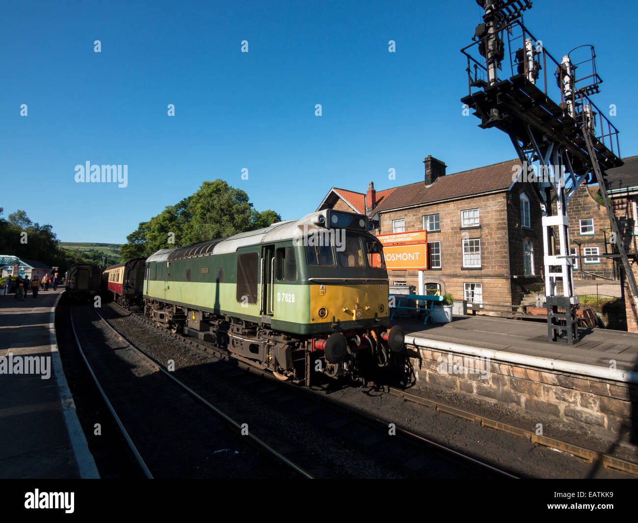 Vintage diesel locomotive sybilla grosmont hi-res stock photography and ...