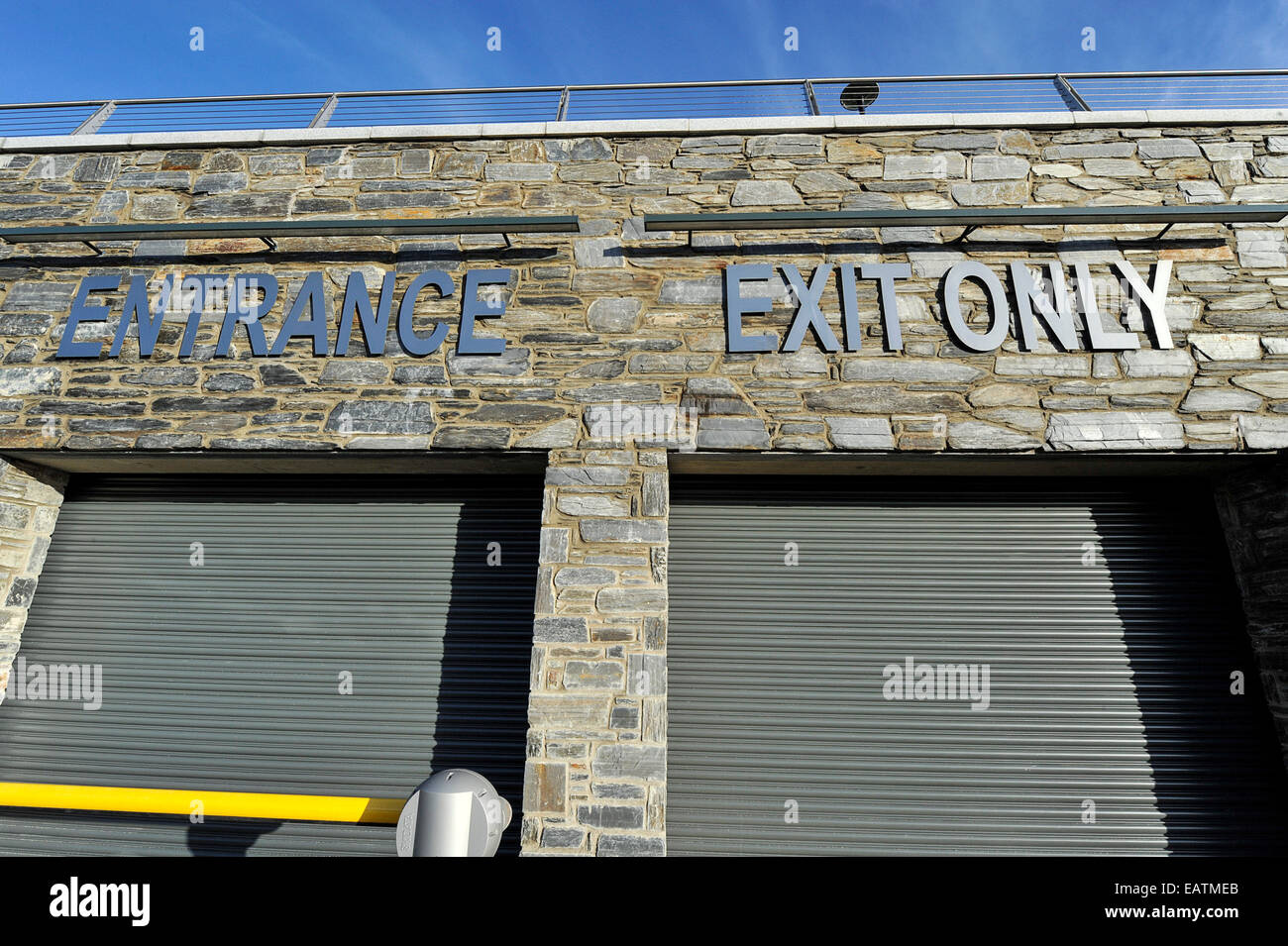 Stock Photo - Car park entry, exit barrier. ©George Sweeney/Alamy Stock ...