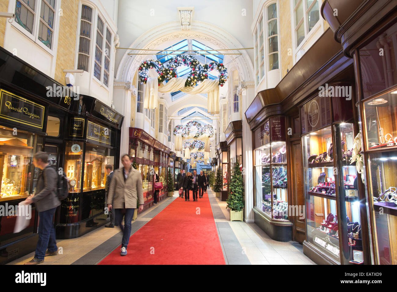 Burlington Arcade, shopping arcade in Mayfair which opened in 1819 ...