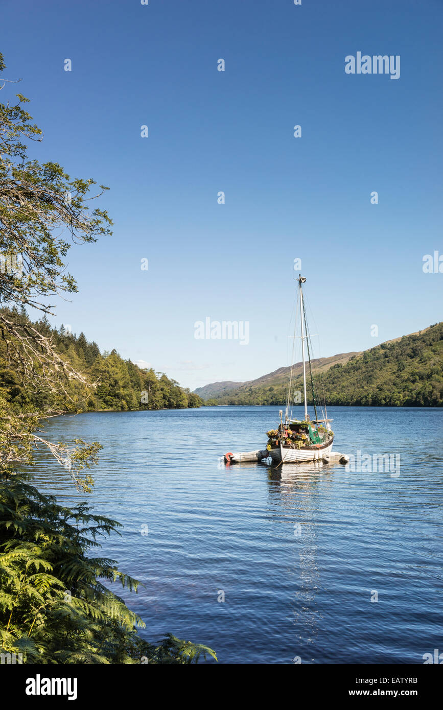 Loch Oich in the Highlands of Scotland. Stock Photo
