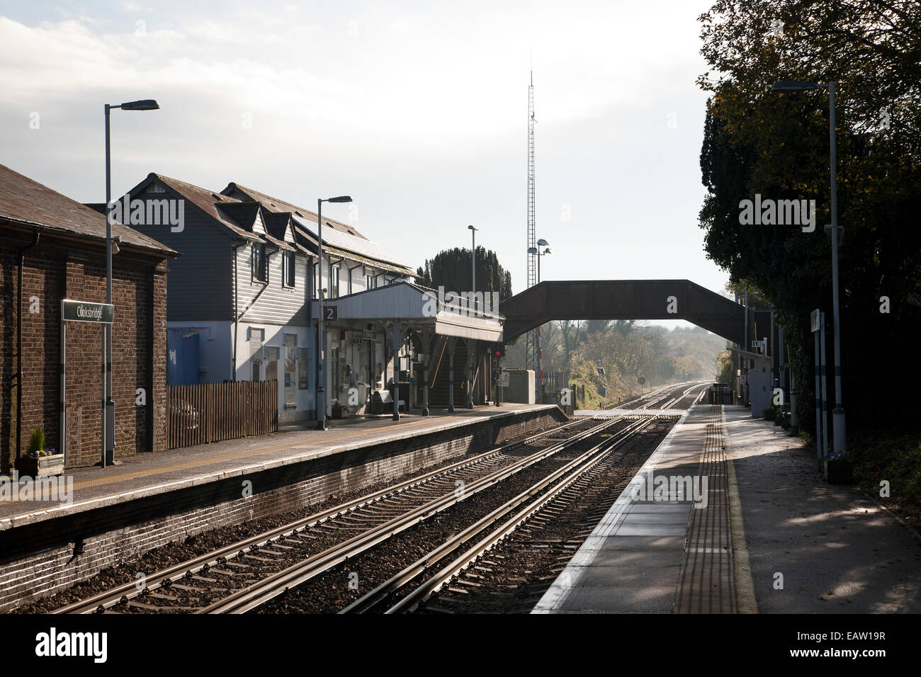 Cooksbridge railway train station, East Sussex Stock Photo - Alamy