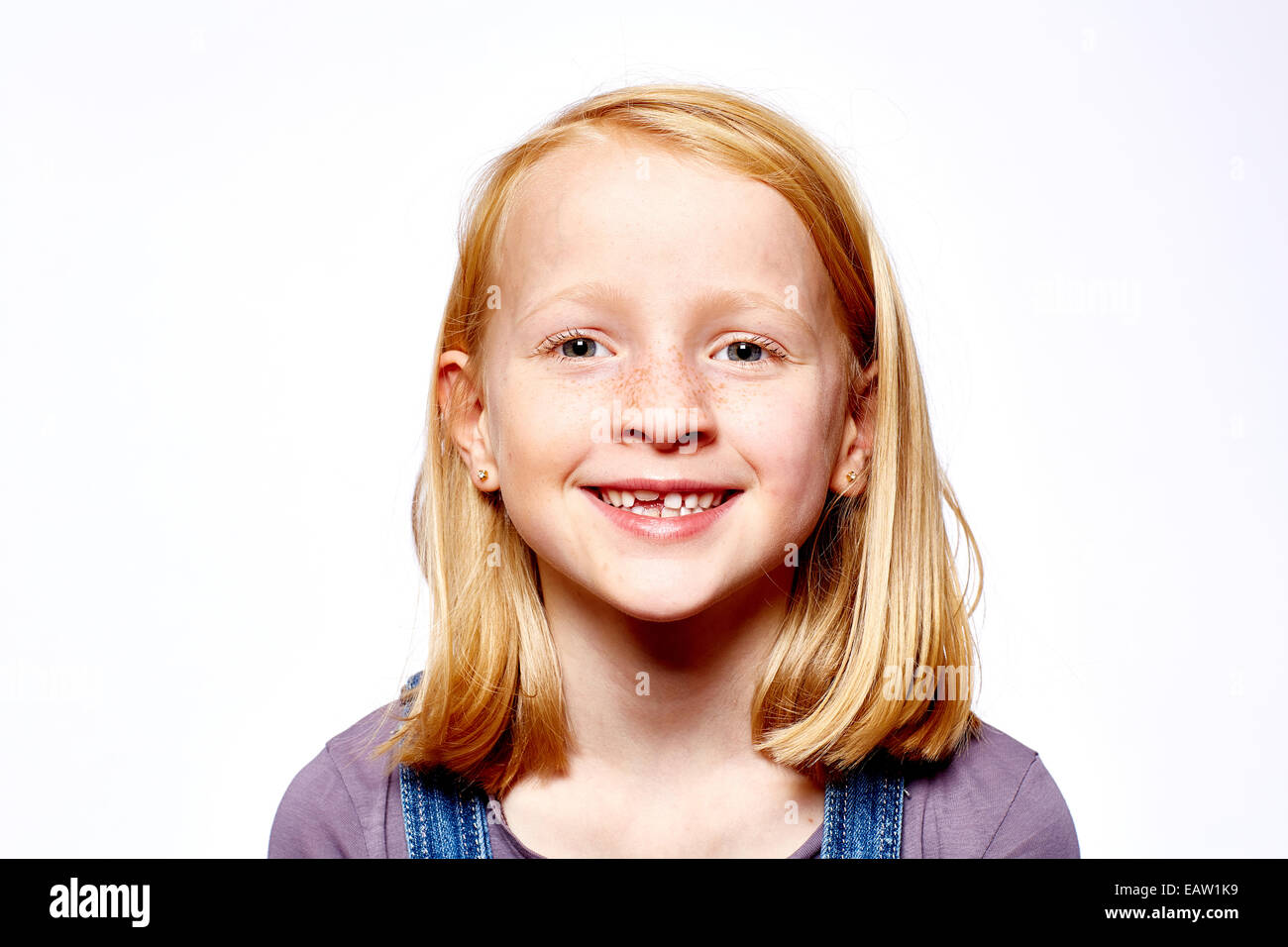 young girl smile Stock Photo